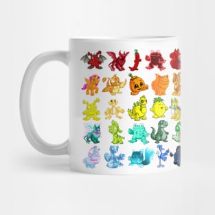 A Rainbow of Neopets Mug